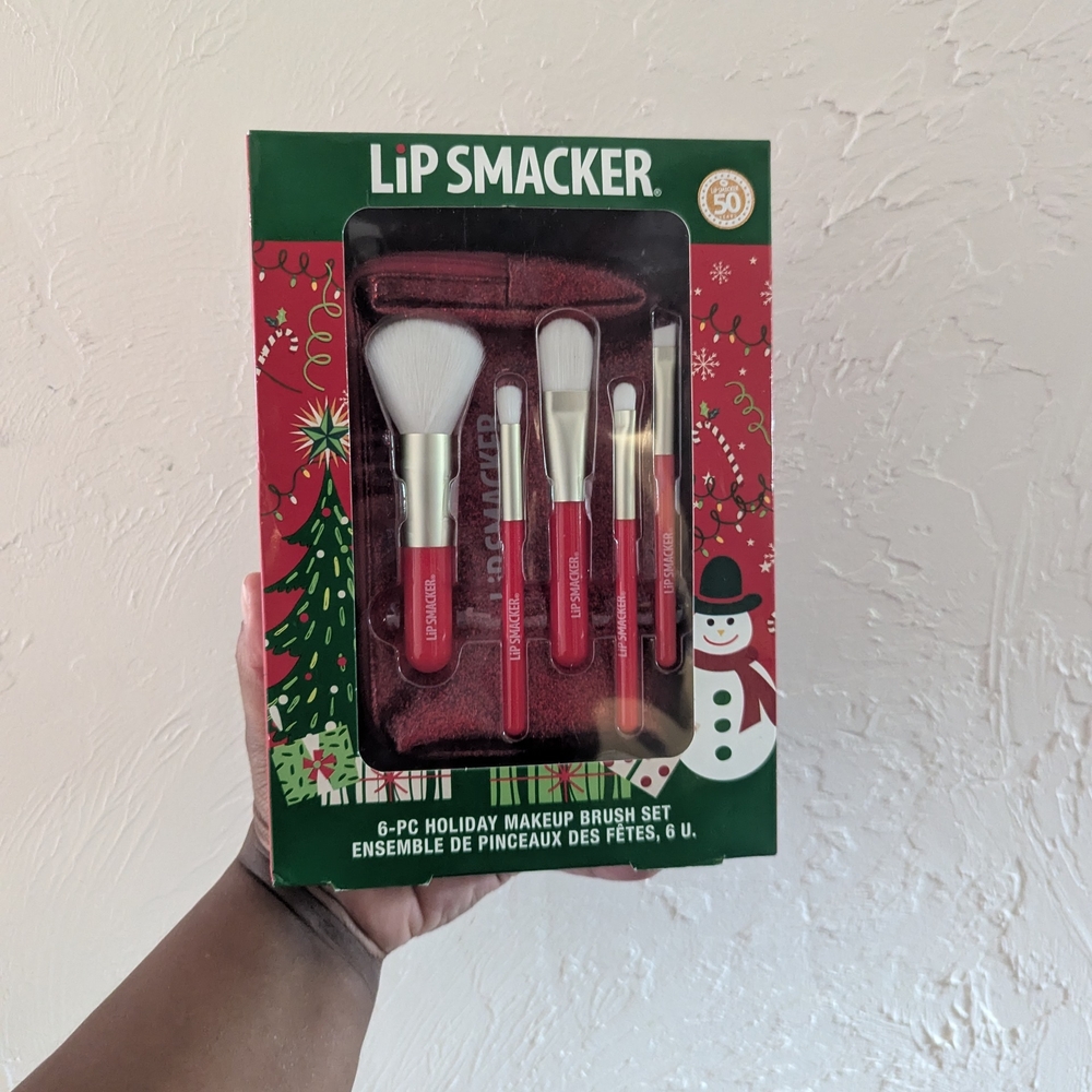 Lip Smacker Holiday Makeup Brush Set